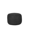 LABEL51 Pouffe Jute 50x35 cm Black