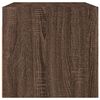 vidaXL Wall Cabinets with Glass Doors 2 pcs Brown Oak 68.5x37x35 cm