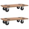 vidaXL Dolly Trolleys 2 pcs Rectangular Engineered Wood