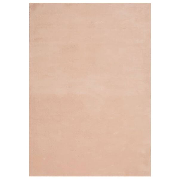 vidaXL Rug HUARTE Short Pile Soft and Washable Blush 120x170 cm