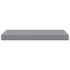 vidaXL Floating Wall Shelves 2 pcs Grey 50x23x3.8 cm MDF