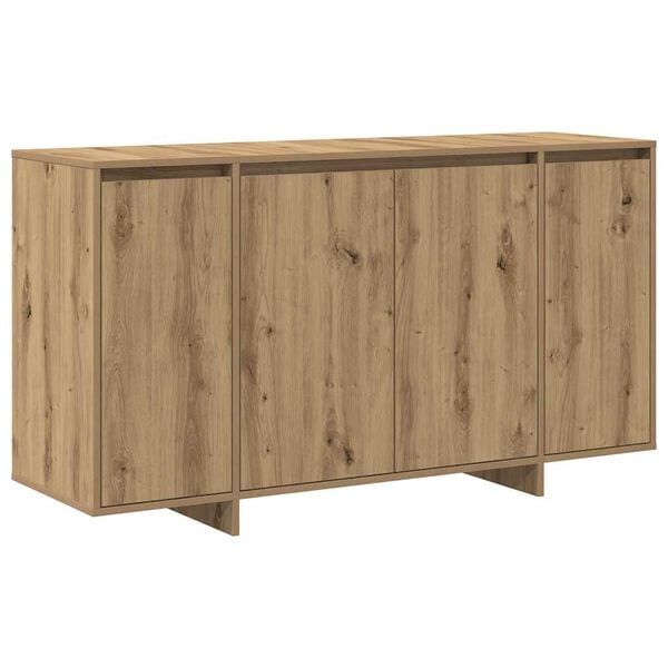 vidaXL Sideboard Artisan Oak 135 x 41 x 75 cm Engineered Wood