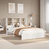vidaXL Bookcase Bed without Mattress White 140x200cm Solid Wood Pine