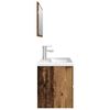 vidaXL 3 Piece Bathroom Furniture Set Old Wood Engineered Wood