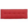 vidaXL Back Pillow Red 140 x 19 x 50 cm Fabric
