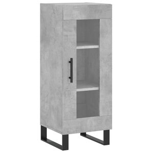 vidaXL Sideboard Concrete Grey 34.5x34x90 cm Engineered Wood