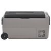 vidaXL Cool Box with Wheel and Handle Black&Grey 60 L PP&PE