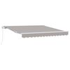vidaXL Awning Retractable Light Grey 300 x 250 x 165 cm Polyester