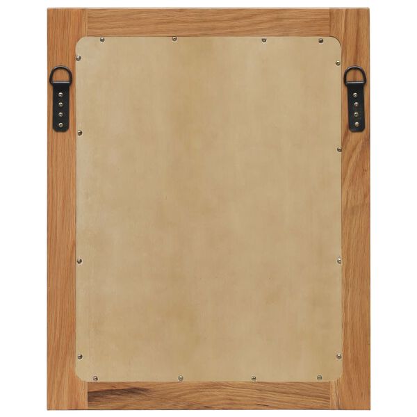 vidaXL Mirror 40x50 cm Solid Oak Wood