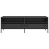 vidaXL TV Cabinet Black 135x39x43.5 cm Cold-rolled Steel