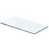 vidaXL Glass Panel | Clear | Tempered glass | 40 x 15 cm | Glass Shelf Panel