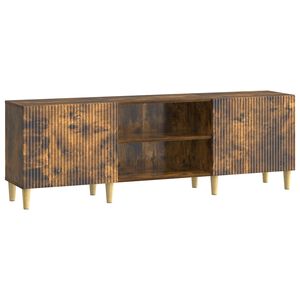 vidaXL TV Cabinet Smoked Oak 150 x 31 x 50 cm Engineered Wood