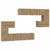 vidaXL TV Units 4 pcs Artisan Oak Engineered wood