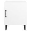 vidaXL Bedside Cabinet White Engineered Wood
