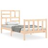 vidaXL Bed Frame without Mattress 100x200 cm Solid Wood Pine