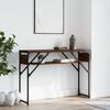 vidaXL Console Table with Shelf Brown Oak 105x30x75cm Engineered Wood