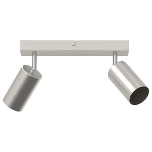 vidaXL Ceiling Spotlight with Spotlights Nickel 26 x 6 x 16 cm Metal