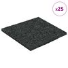 vidaXL Rubber Granulate Patio Pad Black 9 x 9 x 0.3 cm Rubber