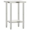 vidaXL Kitchen Work Table 55x55x85 cm Stainless Steel