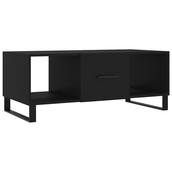 vidaXL Coffee Table Black 102x50x40 cm Engineered Wood