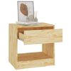 vidaXL Bedside Cabinet 40x31x40 cm Solid Pinewood