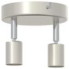 vidaXL Ceiling Spotlight with Spotlights Nickel 12 x 8 cm Steel