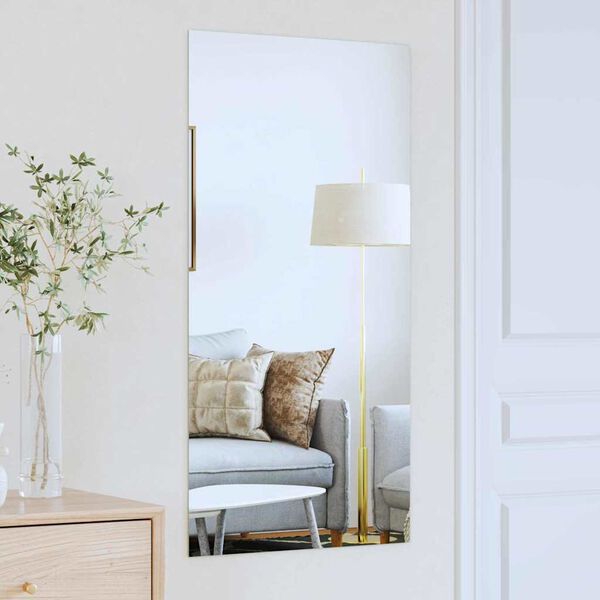 vidaXL Wall Mirror Rectangular 50 x 100 cm Tempered Glass