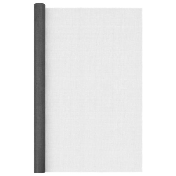 vidaXL Mesh Screen Fiberglass 80x1000 cm Black