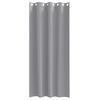 vidaXL Blackout Curtains with Rings 2 pcs Light Grey 225 x 140 cm