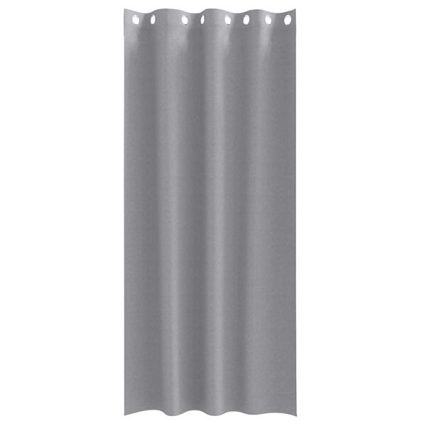 vidaXL Blackout Curtains with Rings 2 pcs Light Grey 225 x 140 cm