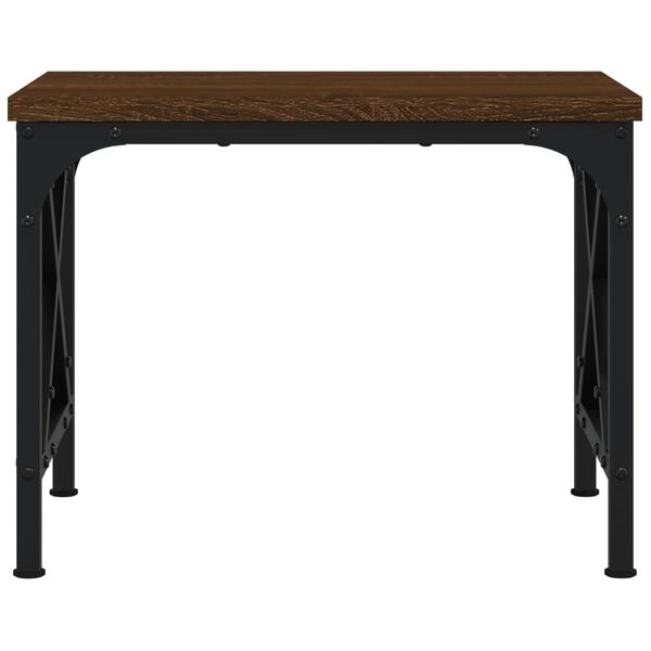 vidaXL Printer Stand Brown Oak 40x30x31 cm Engineered Wood