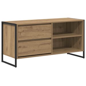 vidaXL TV Cabinet Artisian Oak 100 x 36 x 49.5 cm Engineered Wood