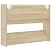 vidaXL Wall Shoe Cabinets 2 pcs Sonoma Oak 80x18x60cm Engineered Wood