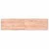 vidaXL Table Top Light Brown 160x40x(2-4) cm Live Edge