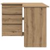 vidaXL Corner Desk Artisan Oak 145x100x76 cm Engineered Wood