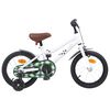 vidaXL Kids Bike 14 Inches for 3-5 Years Old White