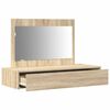 vidaXL Dressing Table Brown 100 x 40 x 70 cm Engineered Wood