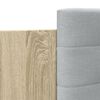 vidaXL Bed Frame with LED without Mattress Sonoma Oak 160x200 cm
