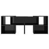 vidaXL TV Cabinet High Gloss Black 104x30x52 cm Engineered Wood