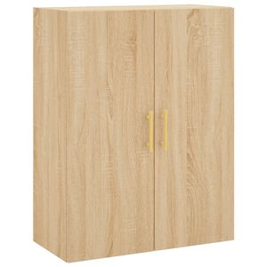 vidaXL Wall Mounted Cabinet Sonoma Oak 69,5x34x90 cm