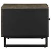 vidaXL Coffee Table Black 80x50x40 cm Solid Wood Mango
