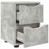 vidaXL Bedside Tables 2 pcs Concrete Grey 30.5 x 30 x 43 cm