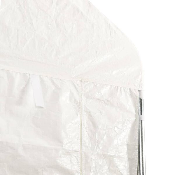 vidaXL Gazebo with Roof White 5.88x2.23x3.75 m Polyethylene