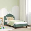 vidaXL Children's Bed Frame with Headboard Sea Green 80 x 160 cm