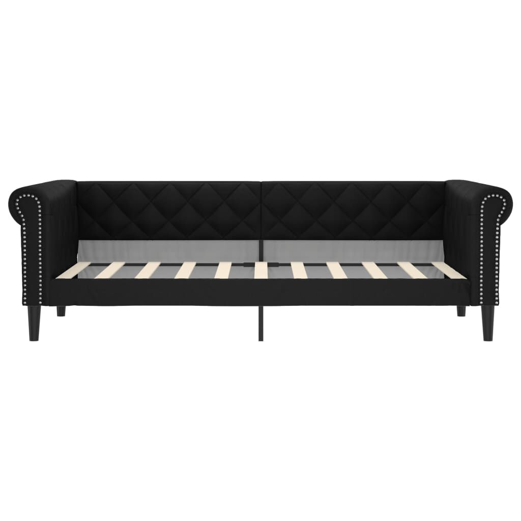 Faux leather shop trundle bed