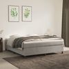 vidaXL Box Spring Bed Frame Light Grey Super King Velvet (UK/IE/FI/NO only)