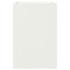 vidaXL Planter White 52x48x75 cm Steel