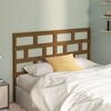 vidaXL Bed Headboard Honey Brown 141x4x100 cm Solid Wood Pine
