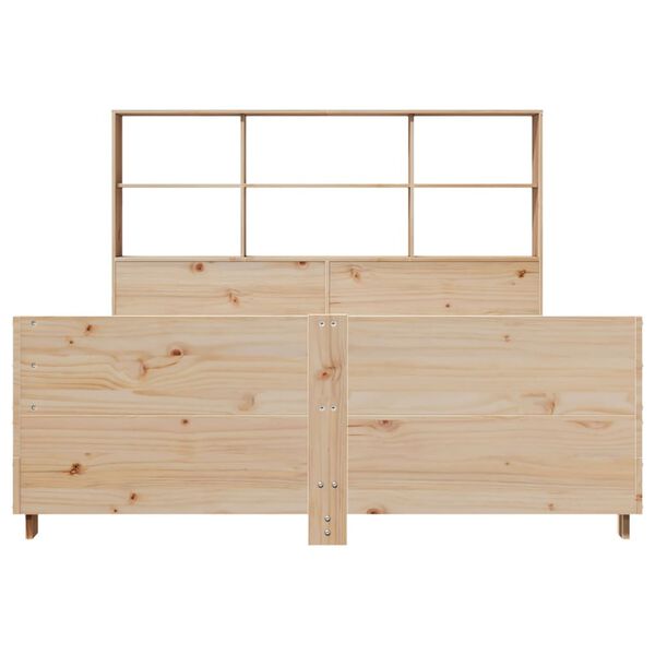 vidaXL Bed Frame without Mattress 120x200 cm Solid Wood Pine