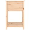 vidaXL Planter with Shelf 54x54x81 cm Solid Wood Pine